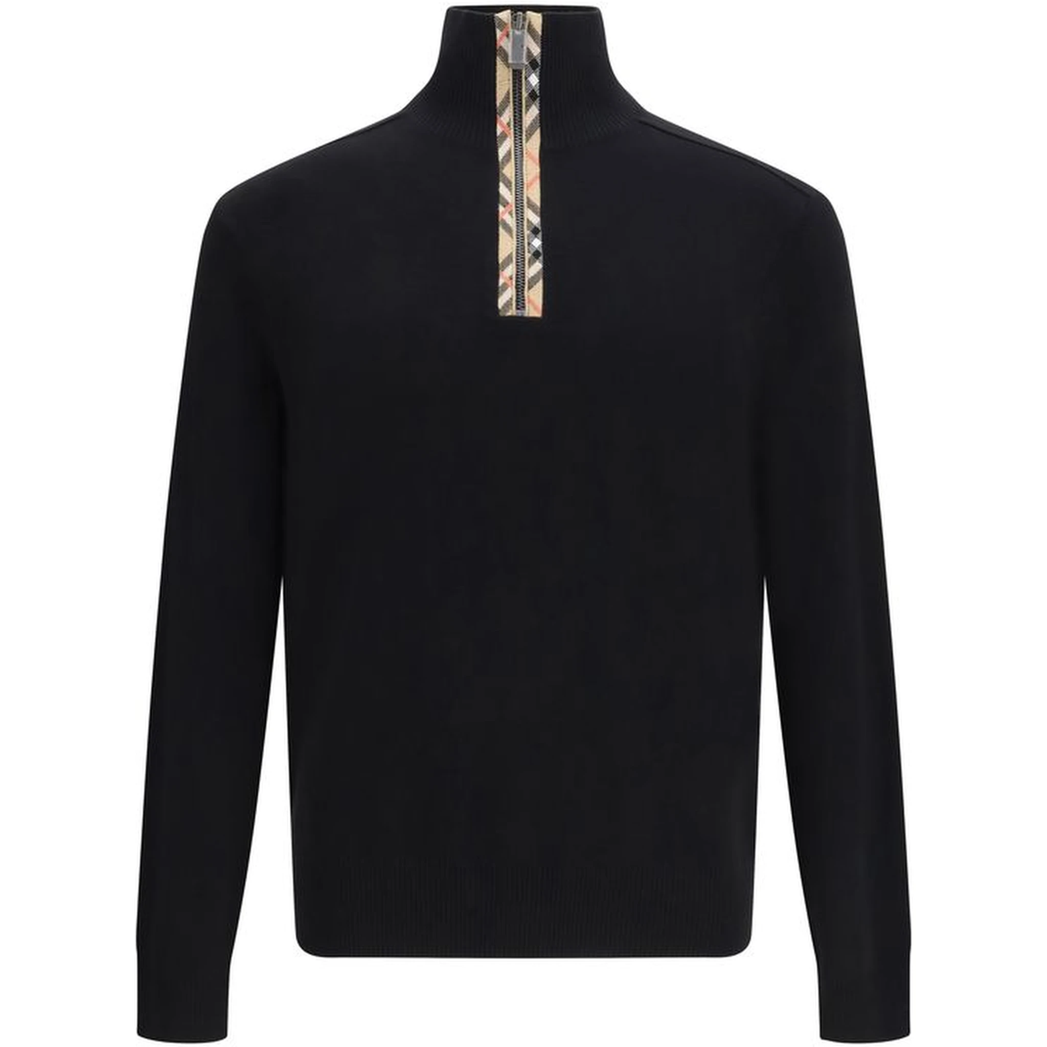 Black Wool Sweatshirt