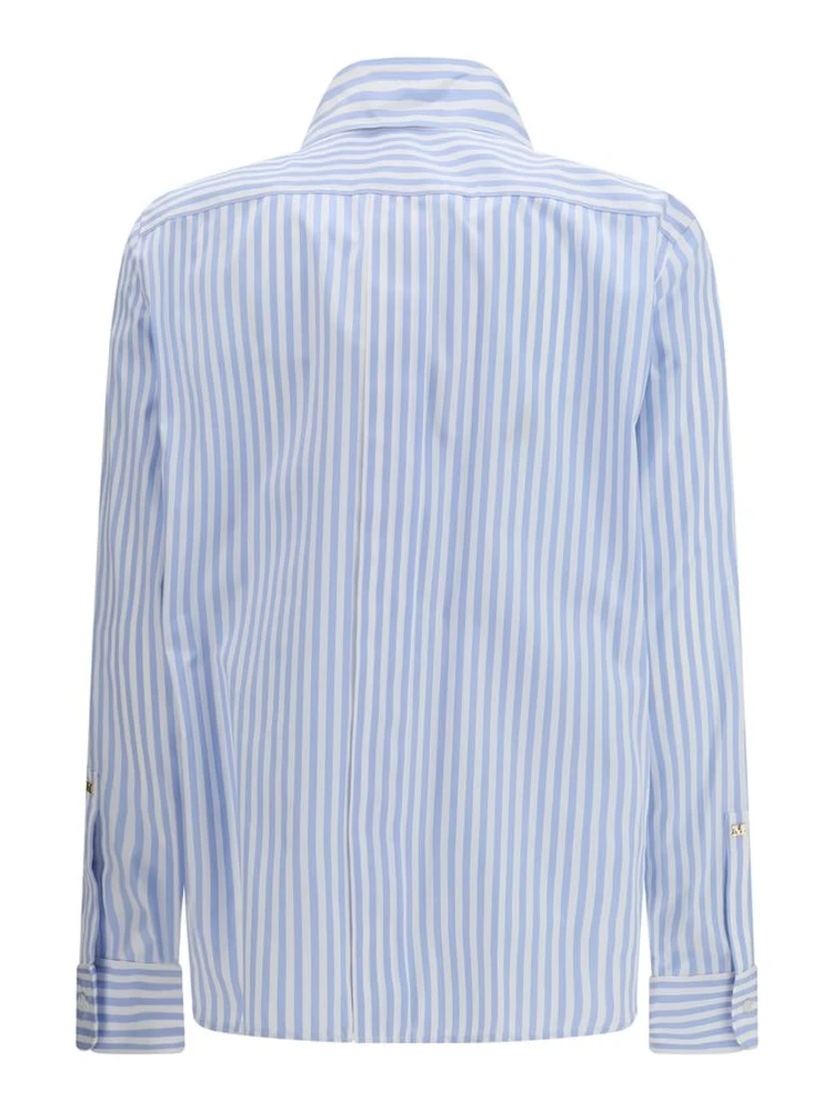 قميص قطني أزرق بنقشة alternative