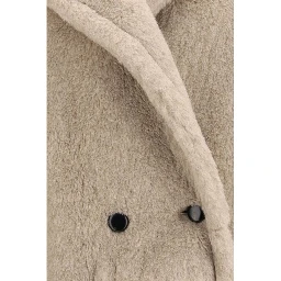 Beige Alpaca Vicugna Pacos Coat