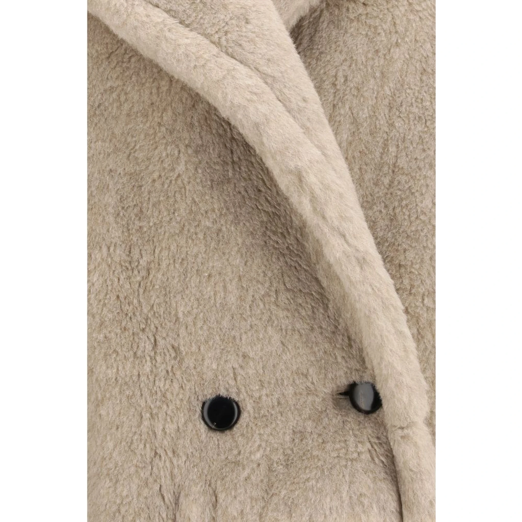 Beige Alpaca Vicugna Pacos Coat