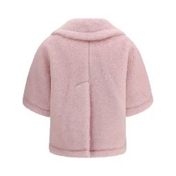 Multicolor Alpaca Vicugna Pacos Coat