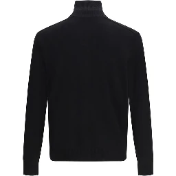 Black Wool Sweatshirt