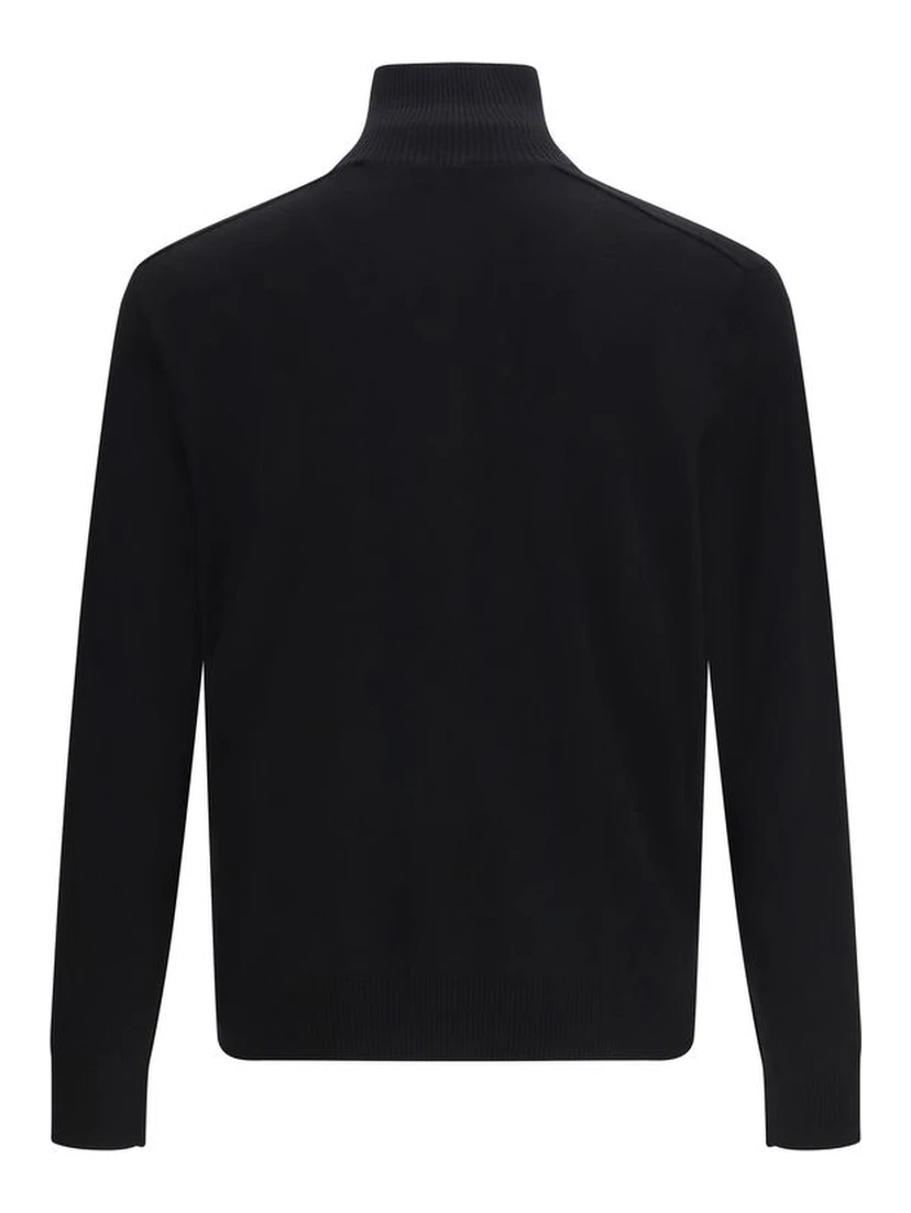 Black Wool Sweatshirt