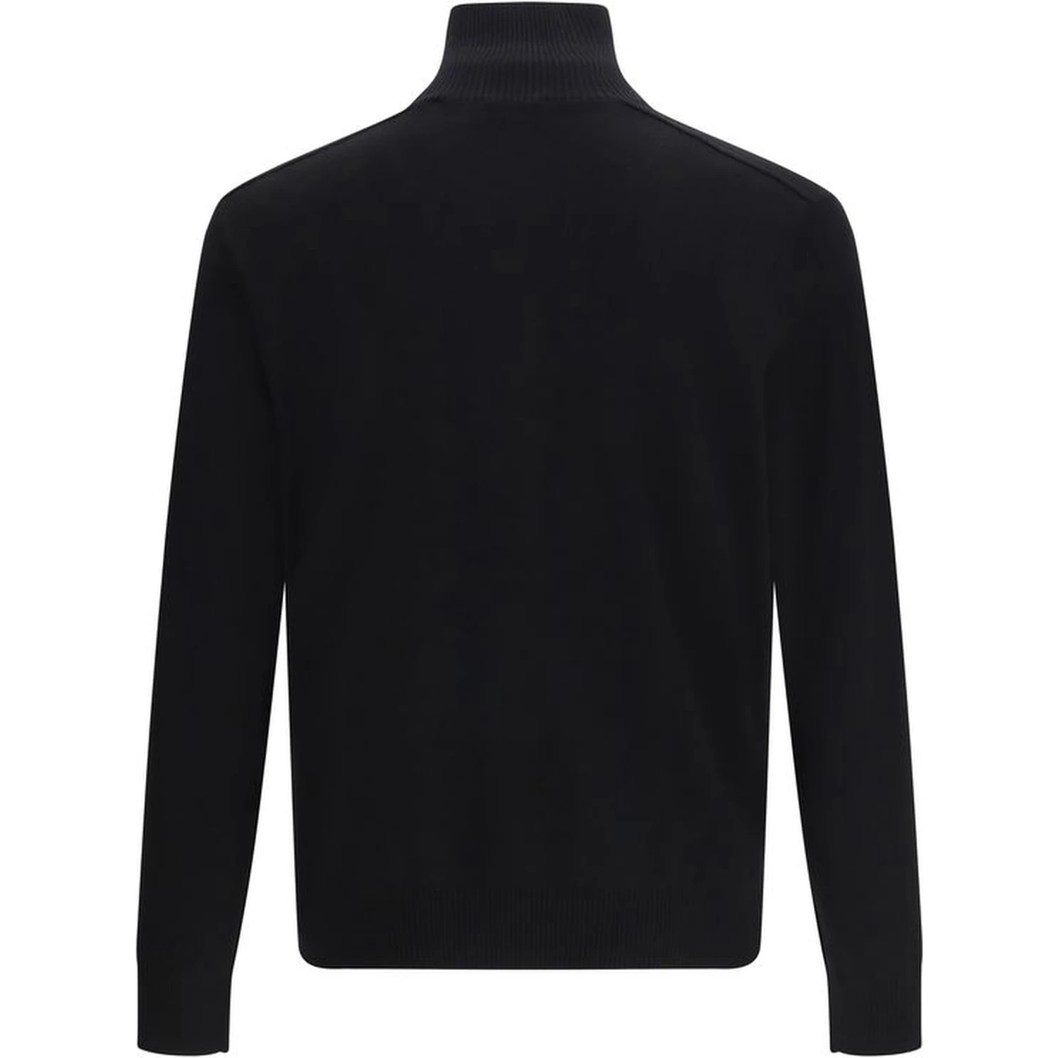 Black Wool Sweatshirt