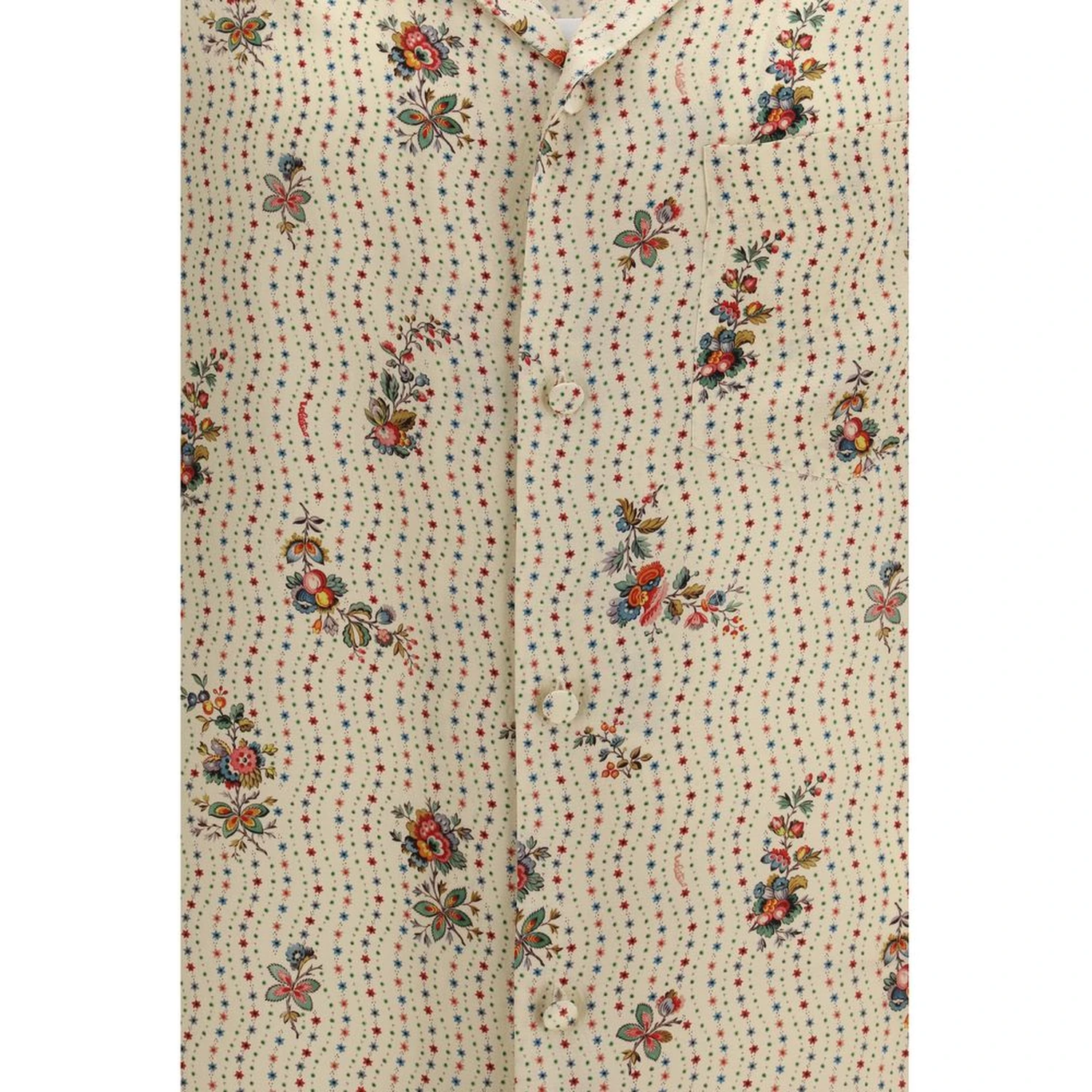 Multicolor Silk Pattern Shirt