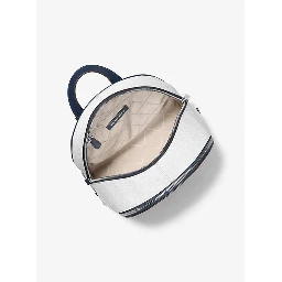 حقيبة ظهر جلدية زرقاء