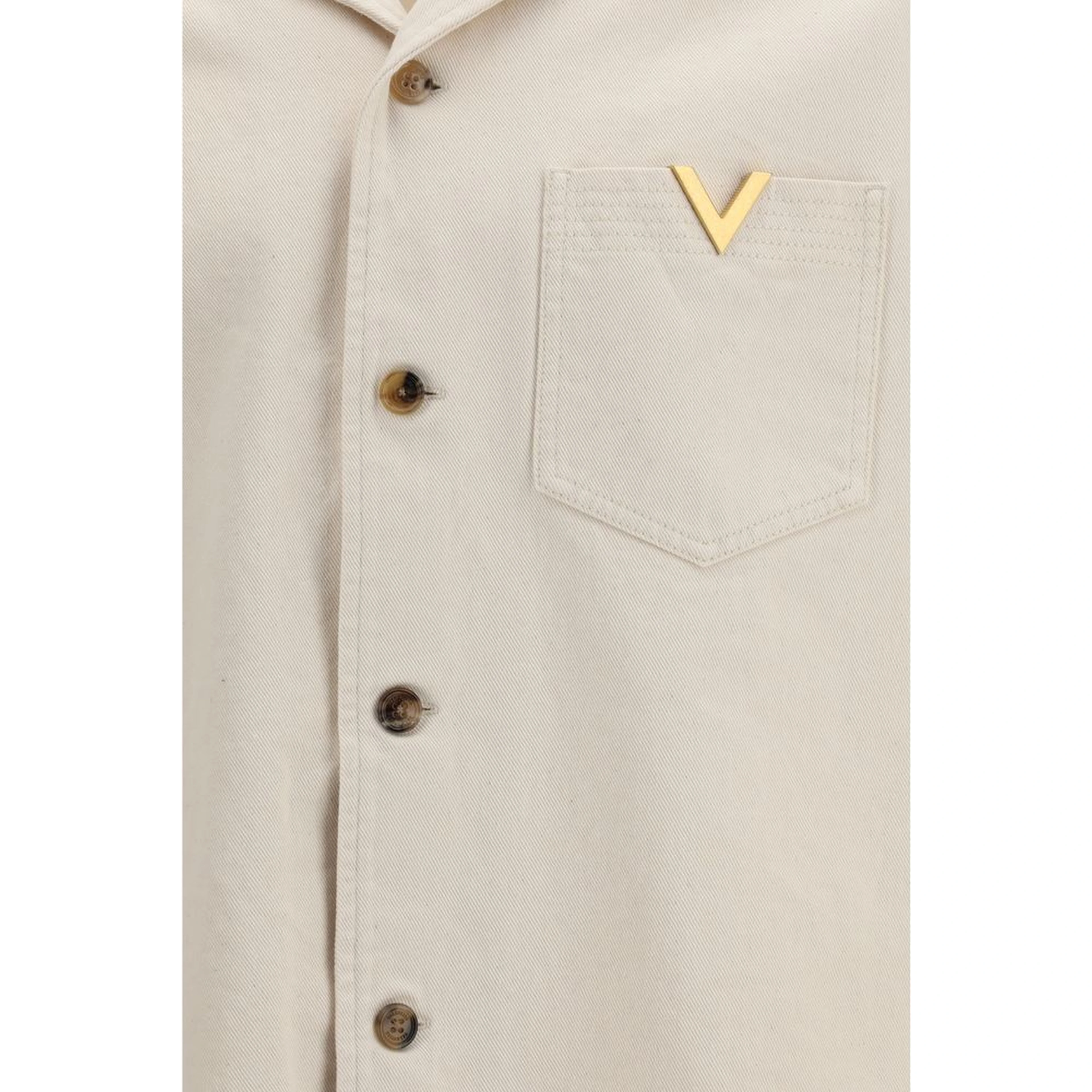 Beige Denim Shirt