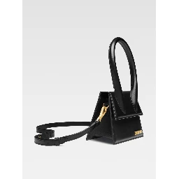 Black  leather Le Chiquito moyen bag