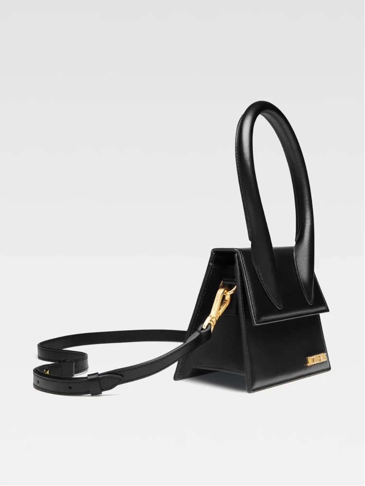 Black  leather Le Chiquito moyen bag alternative