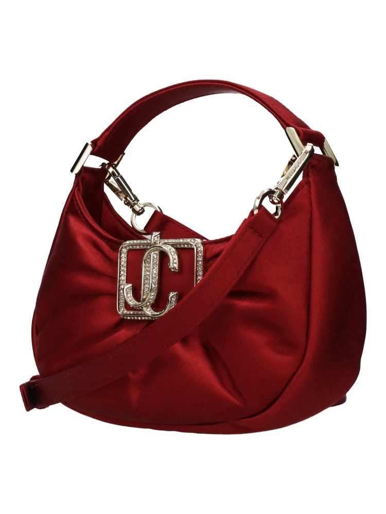 حقيبة يد من الساتان الأحمر alternative