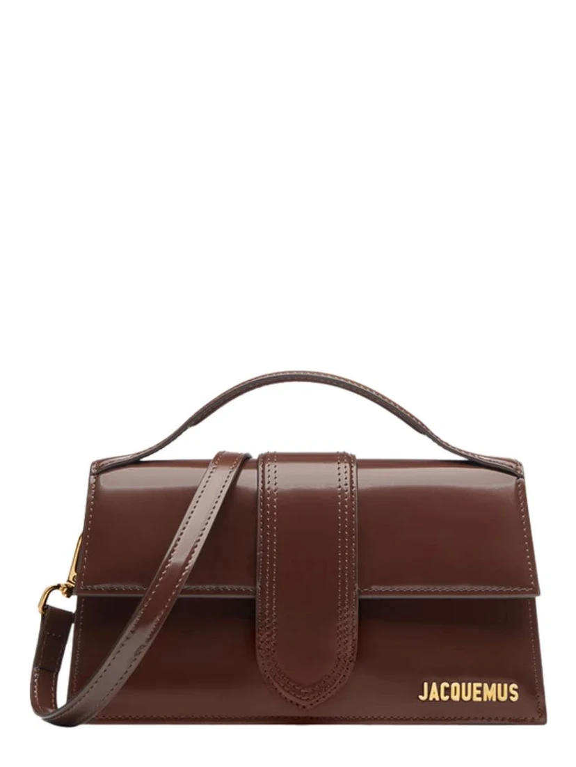 Midnight brown Leather Le Grand Bambino Handbag