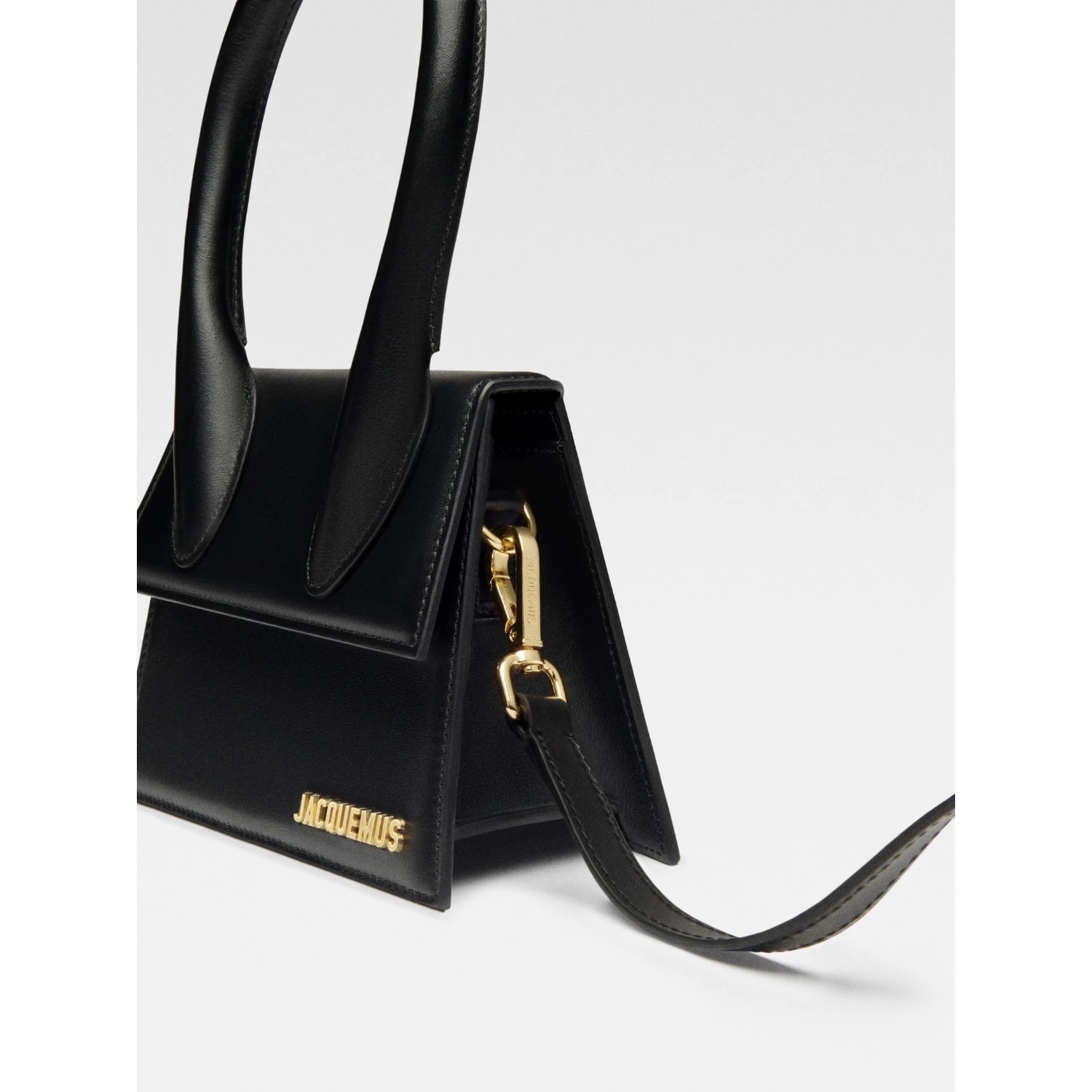 Black  leather Le Chiquito moyen bag
