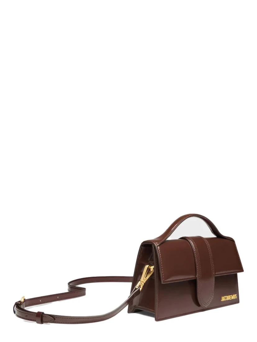 Midnight brown Leather Le Grand Bambino Handbag