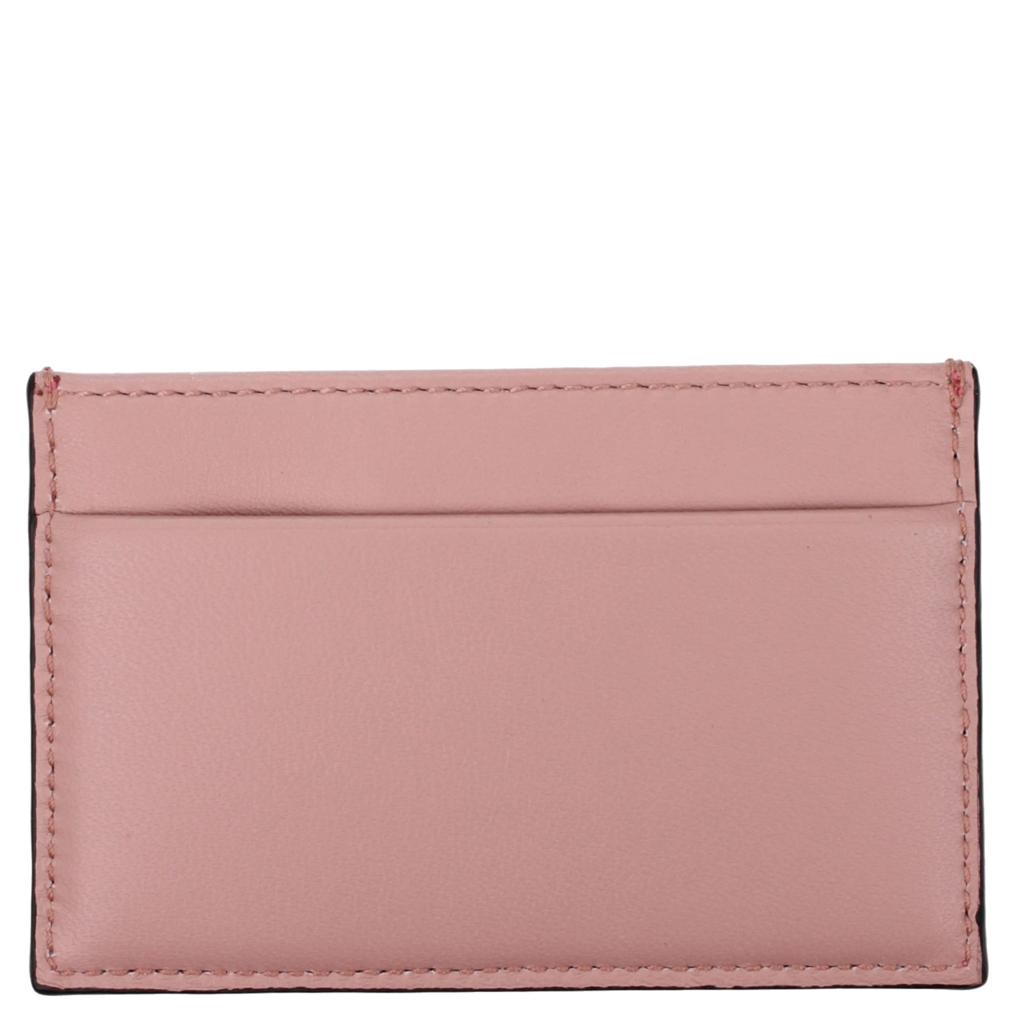 Pink Leather Cardholder