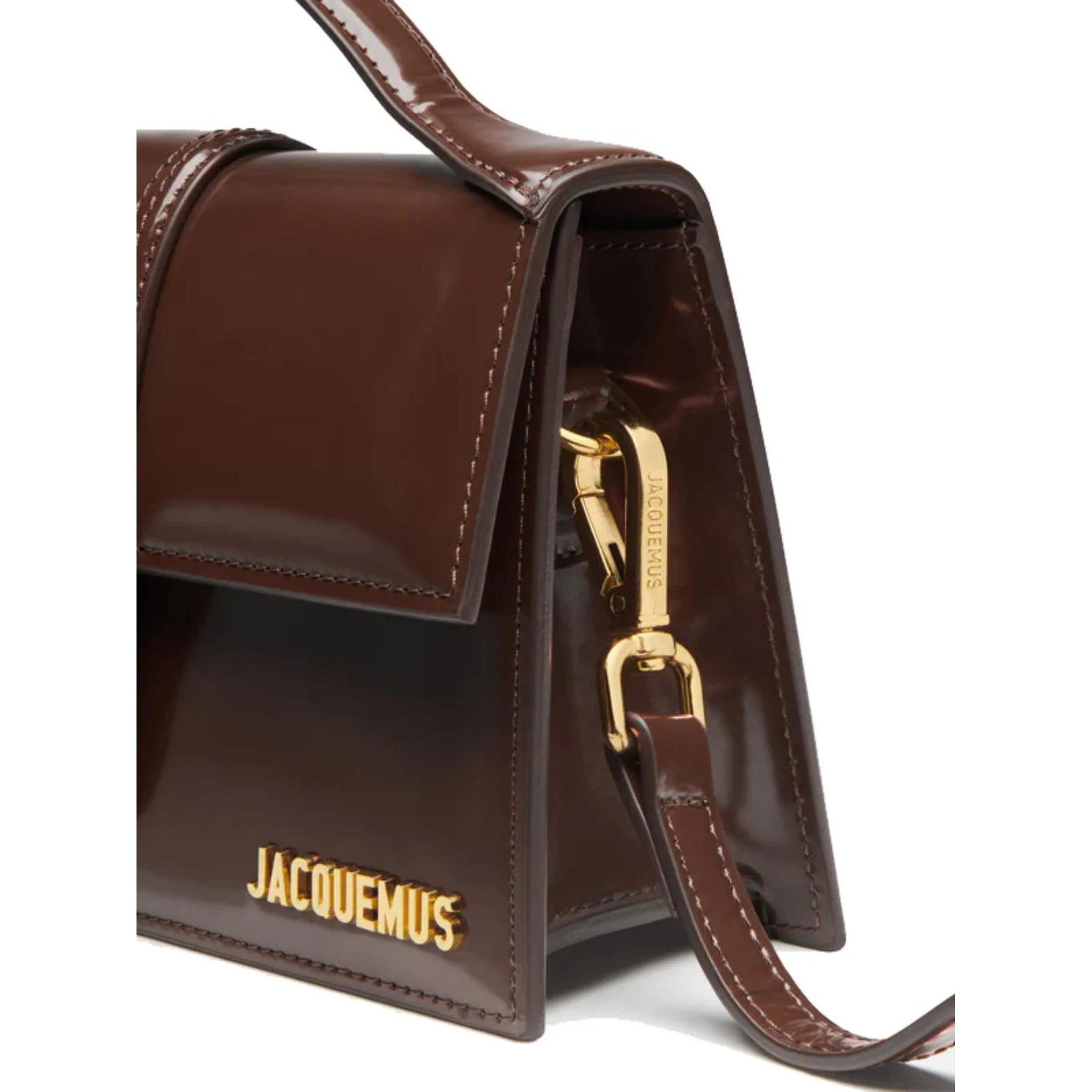 Midnight brown Leather Le Grand Bambino Handbag