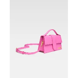 Neon Pink Leather Le Grand Bambino Handbag