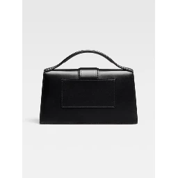 Black Leather Le Grand Bambino Handbag