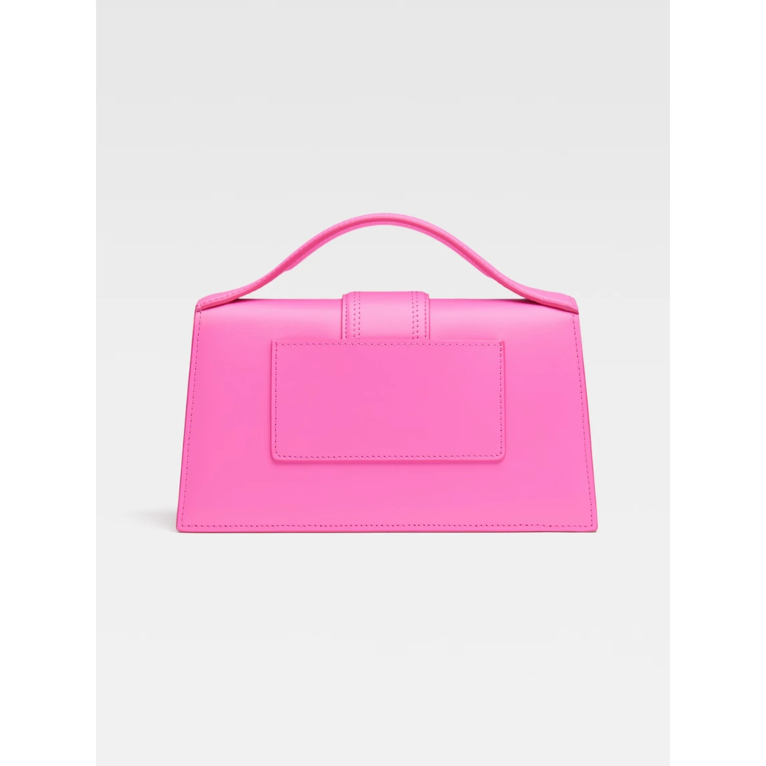 Neon Pink Leather Le Grand Bambino Handbag