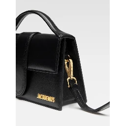 Black Leather Le Grand Bambino Handbag