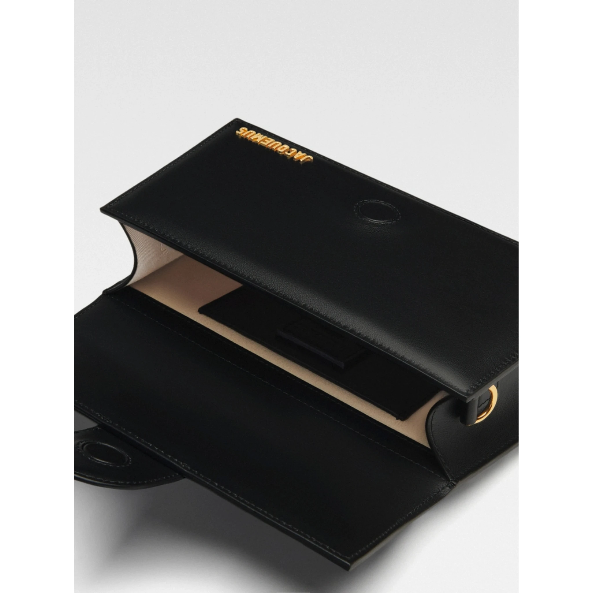 Black Leather Le Grand Bambino Handbag