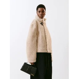 Black Leather Le Grand Bambino Handbag