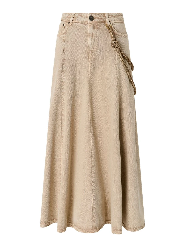 Pinko Skirts Beige