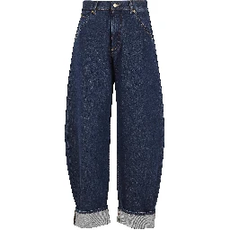 KHRIS BARREL LEG DENIM