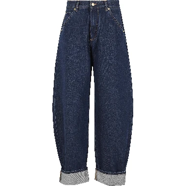KHRIS BARREL LEG DENIM