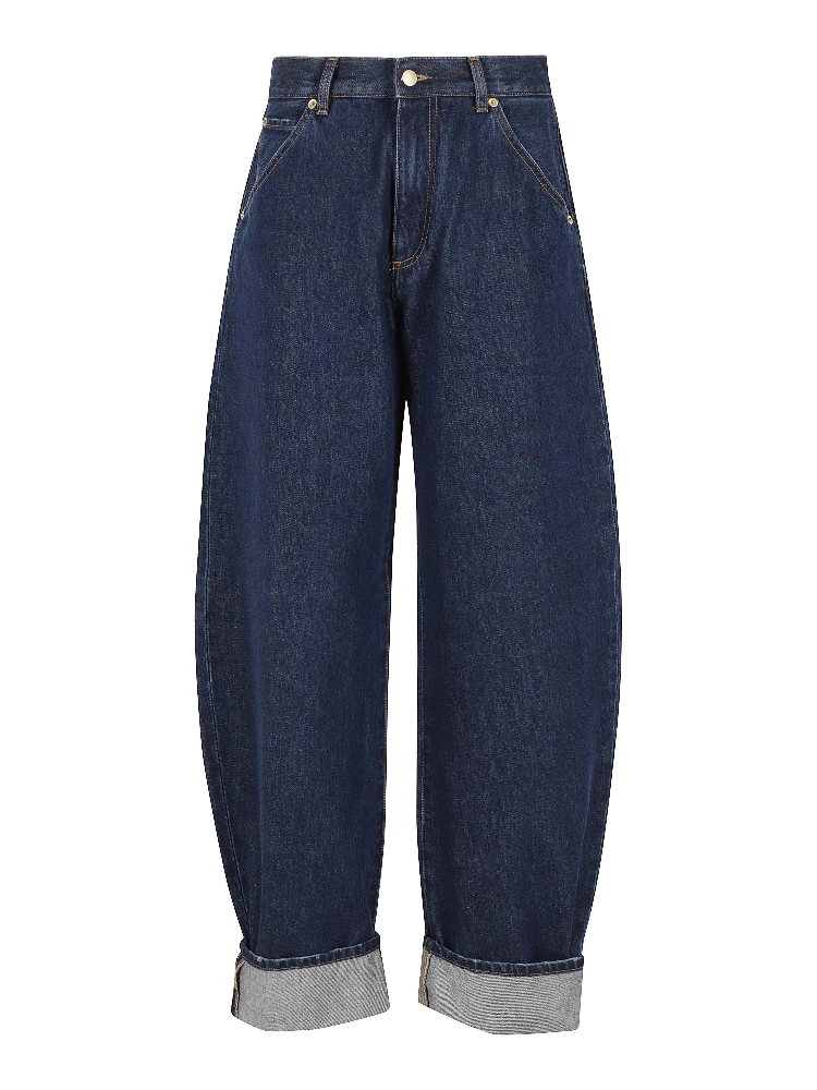 KHRIS BARREL LEG DENIM