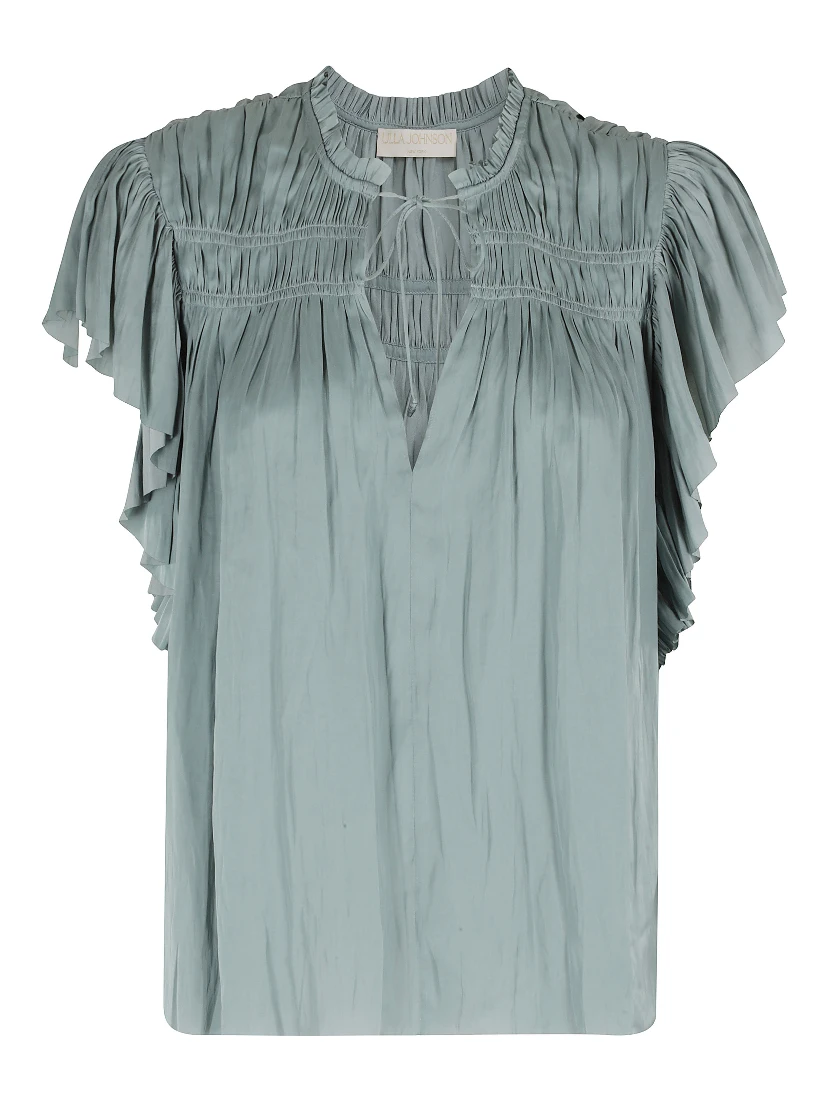 AGOSTA FLUTTER SLEEVE TOP