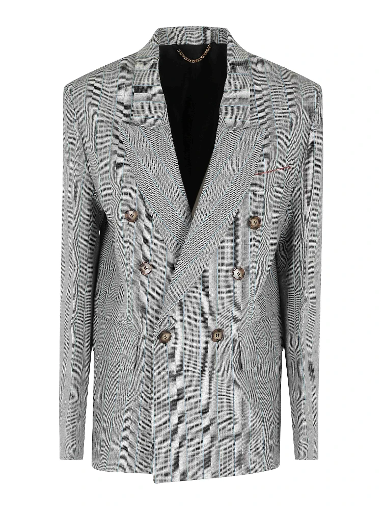 DOUBLE BREASTED TAILORED JACKET