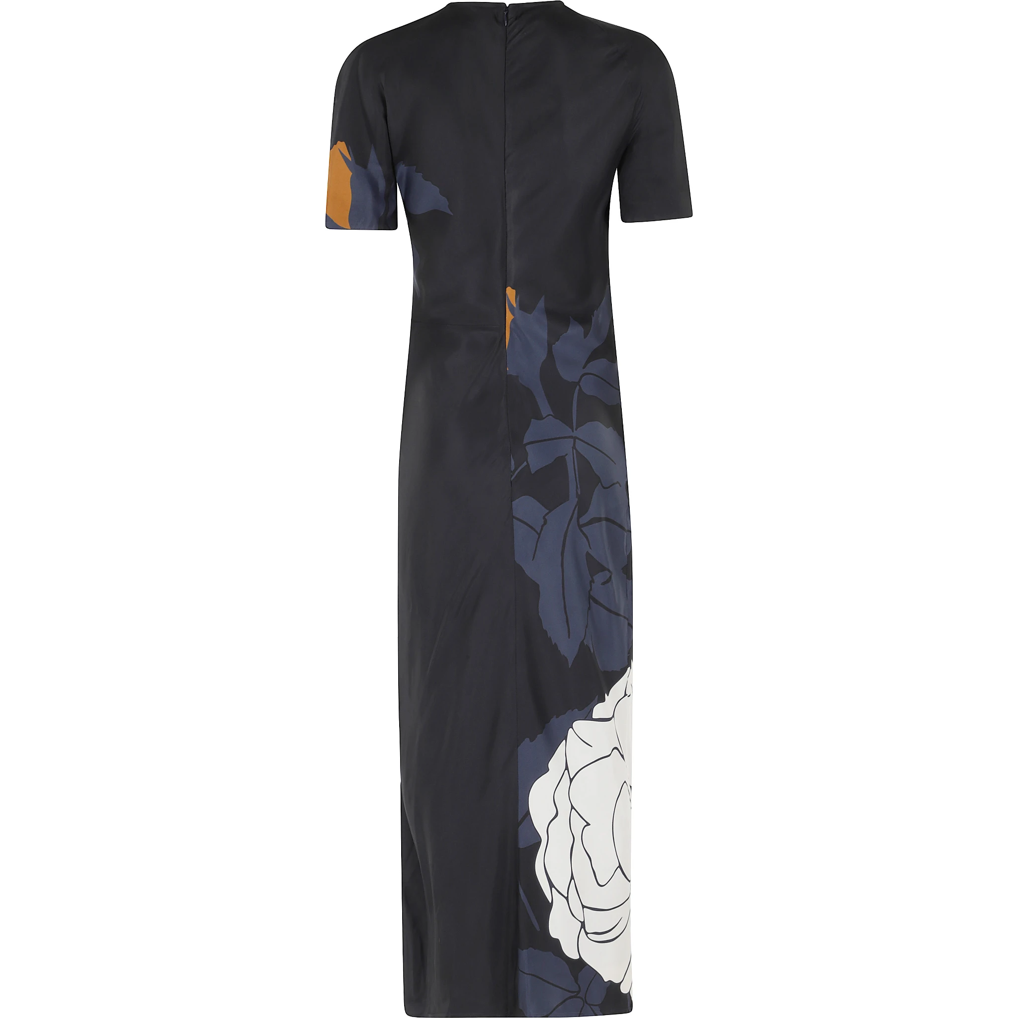 SPLIT HEM DETAIL MIDI DRESS