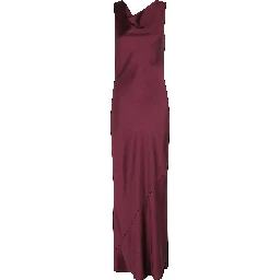 فستان سهرة بدون أكمام بظهر مكشوف