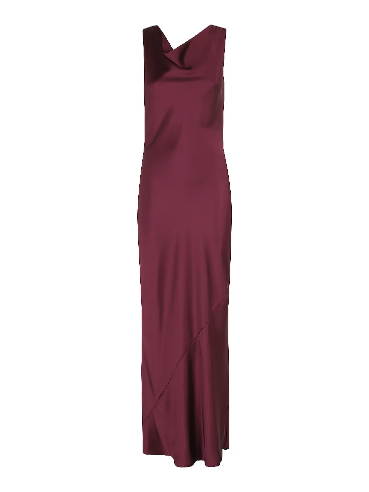 فستان سهرة بدون أكمام بظهر مكشوف