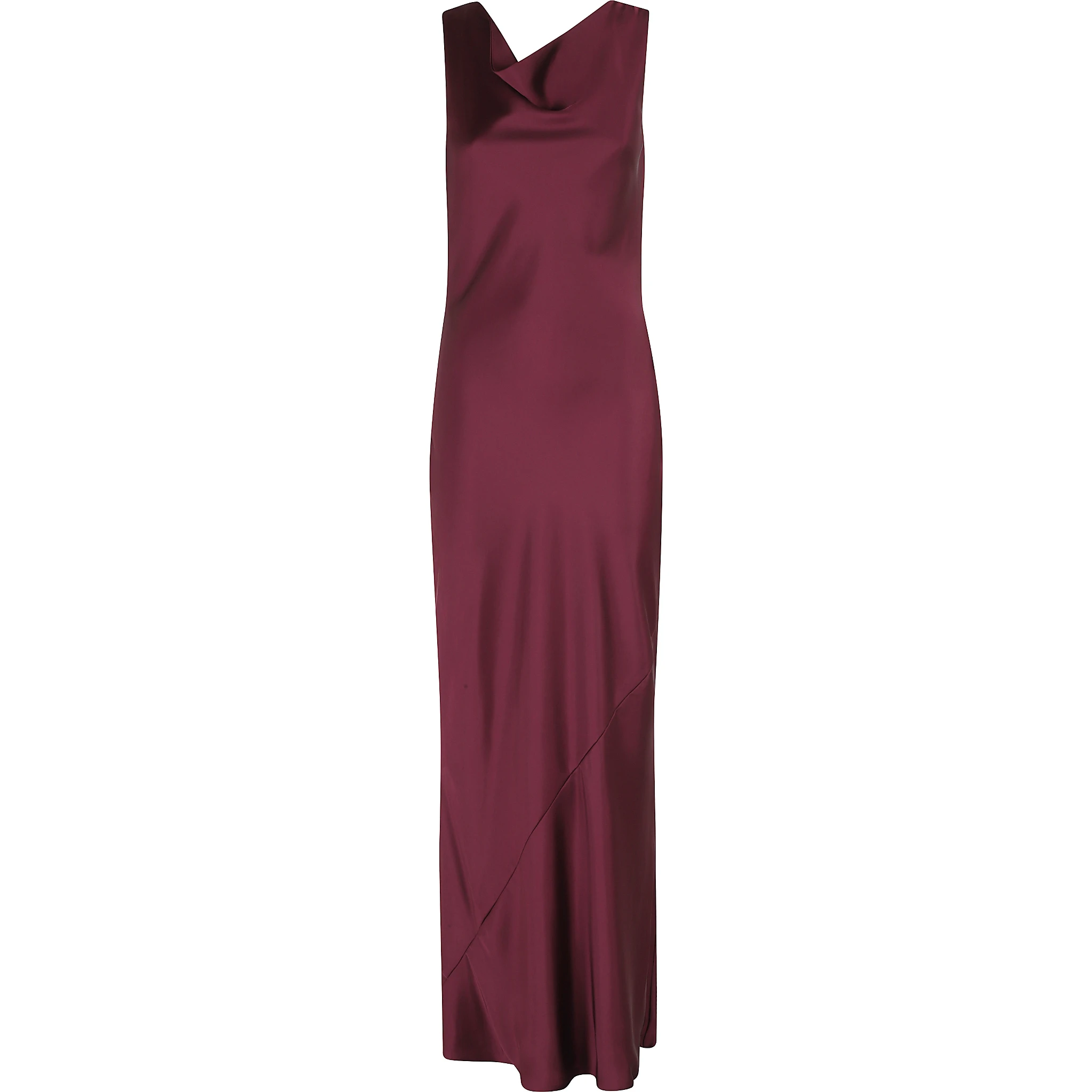 فستان سهرة بدون أكمام بظهر مكشوف