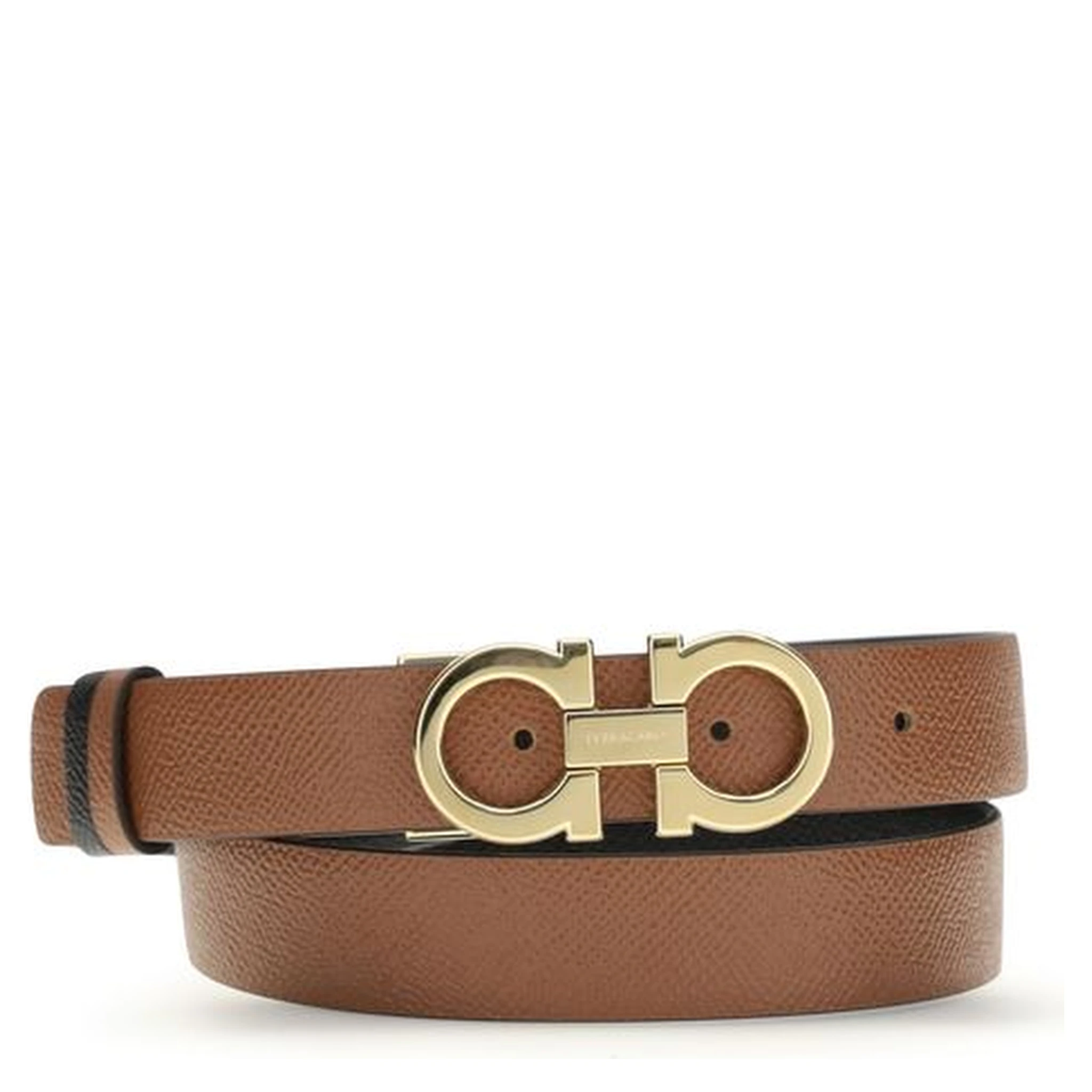 حزام بوس توروس عادي من جلد العجل البيج