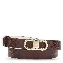Brown Calf Leather Bos Taurus Thin Belt