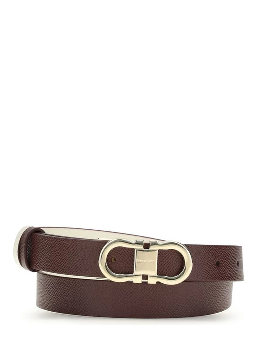Brown Calf Leather Bos Taurus Thin Belt