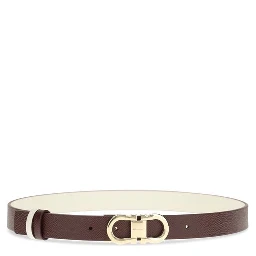 Brown Calf Leather Bos Taurus Thin Belt