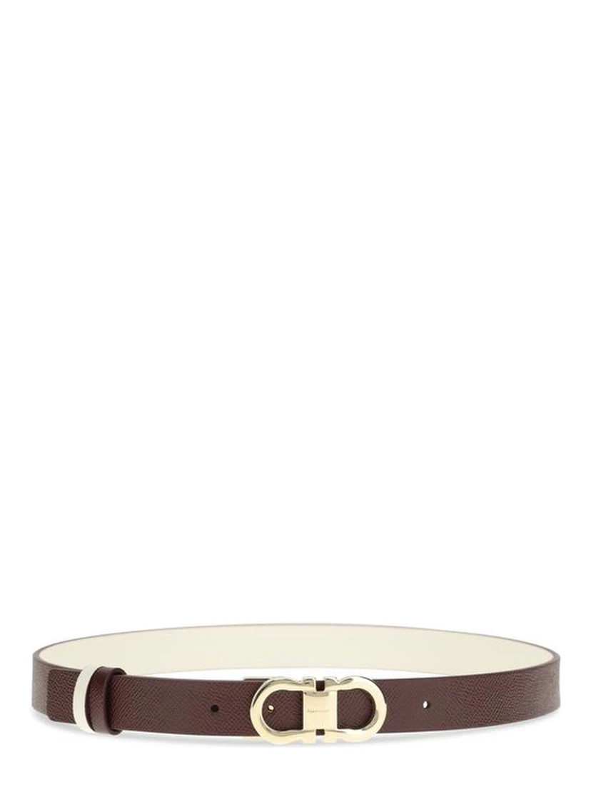 Brown Calf Leather Bos Taurus Thin Belt