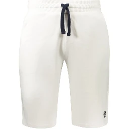 White Cotton Men's Sweatpant