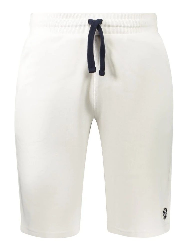 White Cotton Men's Sweatpant