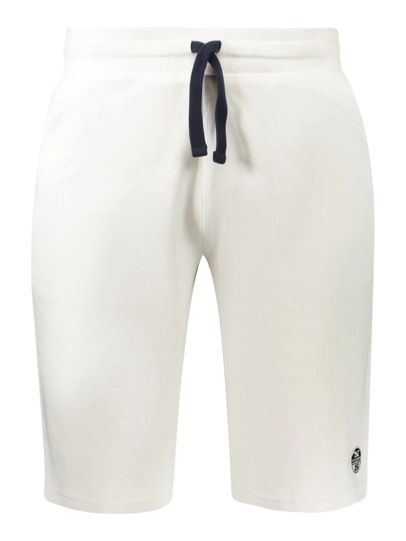 White Cotton Men's Sweatpant