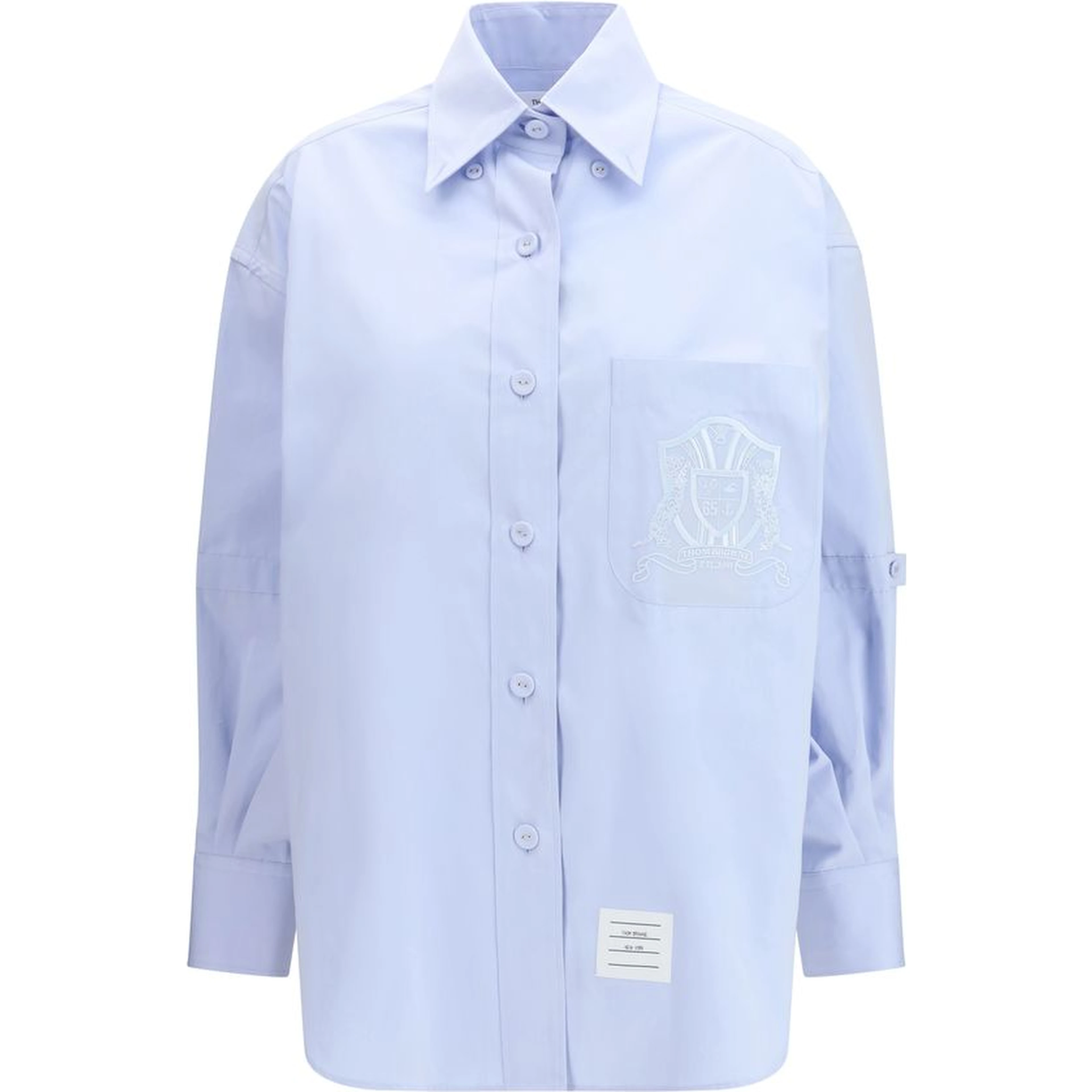 Blue Cotton Pattern Shirt