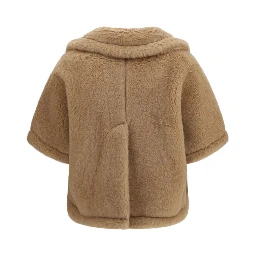 Beige Alpaca Vicugna Pacos Coat