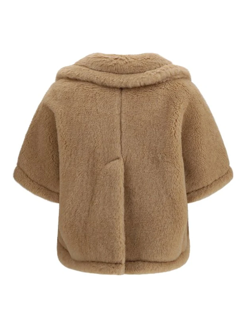 Beige Alpaca Vicugna Pacos Coat
