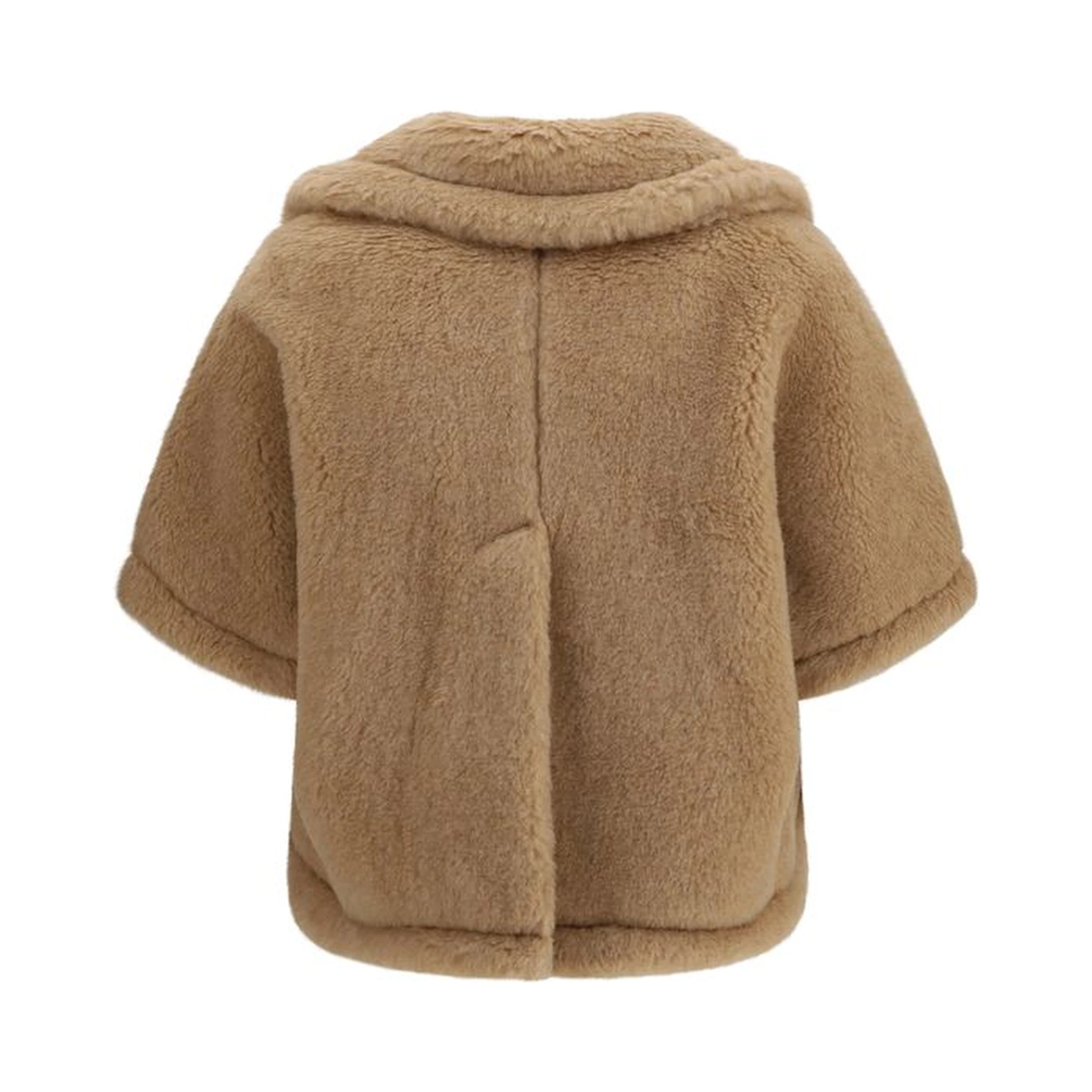 Beige Alpaca Vicugna Pacos Coat