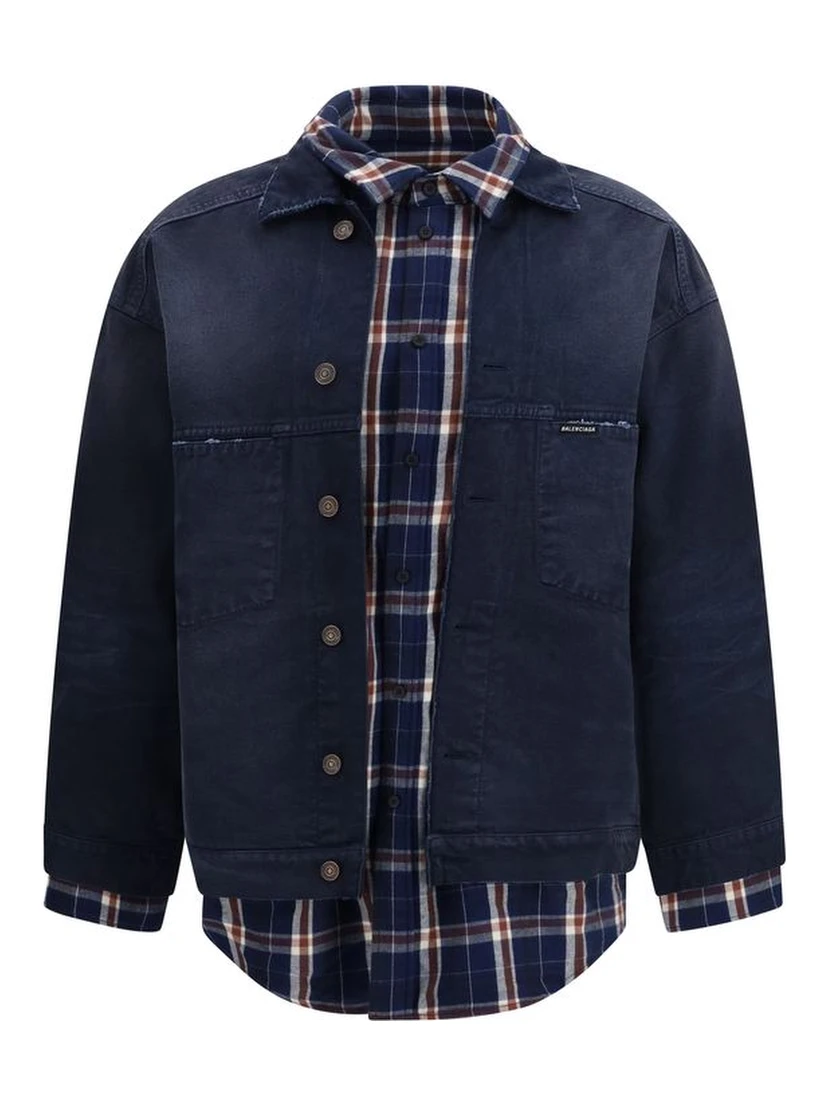 Blue Cotton Denim Jacket