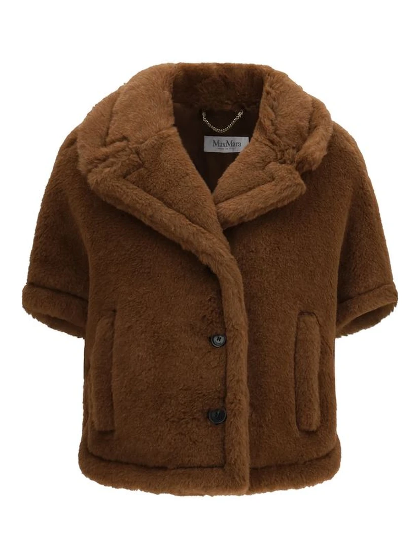 Brown Alpaca Vicugna Pacos Coat