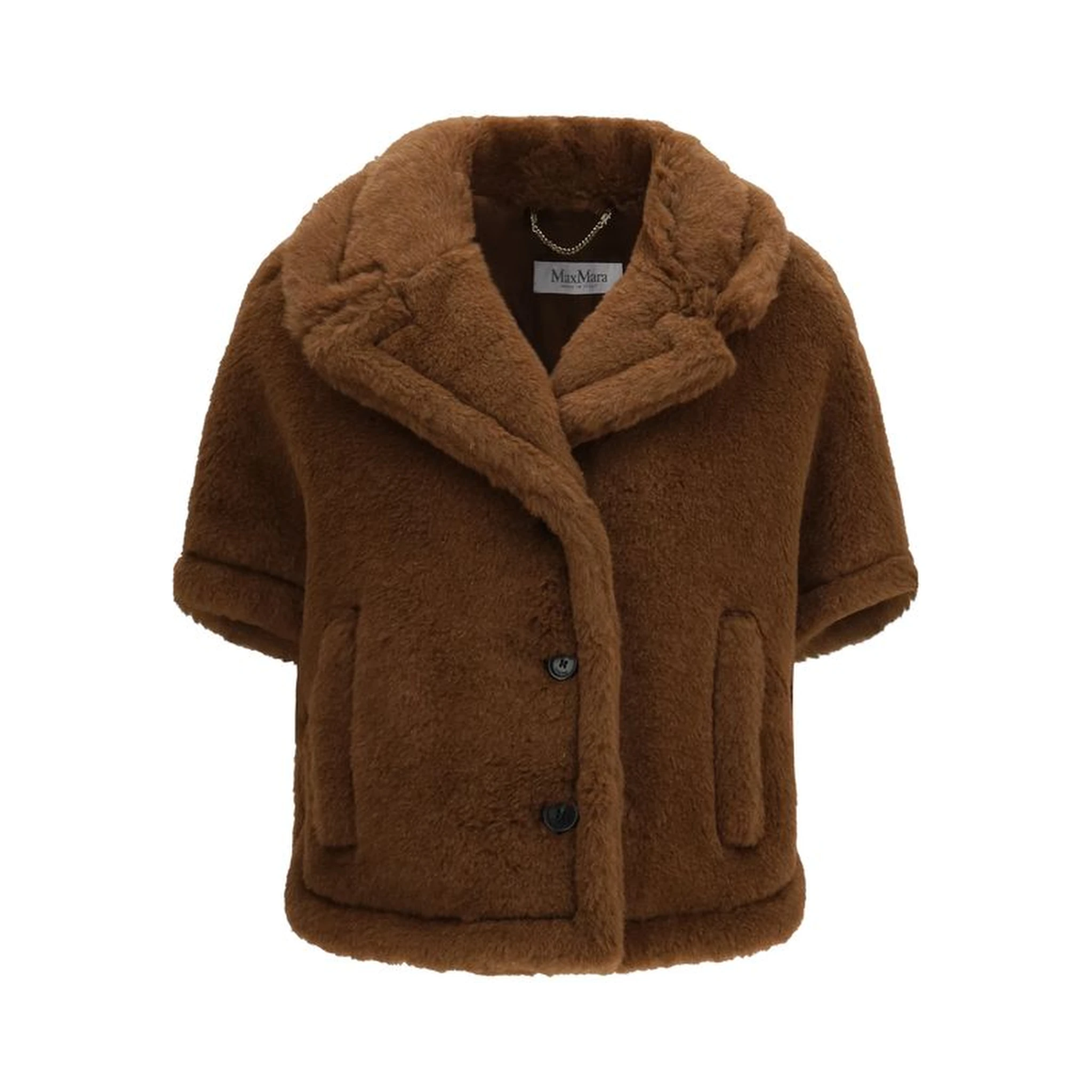 Brown Alpaca Vicugna Pacos Coat